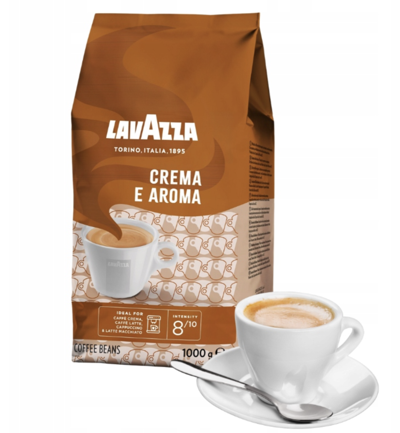 Lavazza Crema e Aroma, whole-bean coffee, 1 × 1 kg